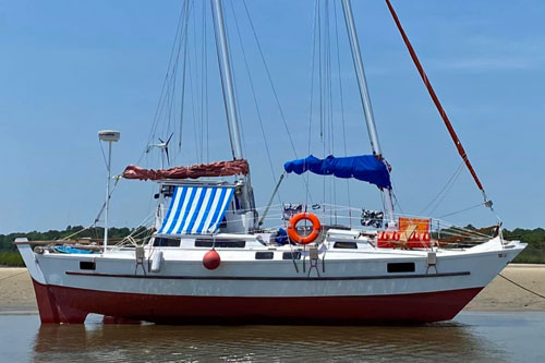 
'Iko Iko', a Wharram Tiki 38 Catamaran