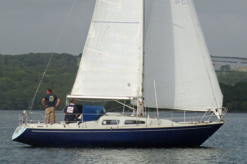 An Albin Nova sailboat