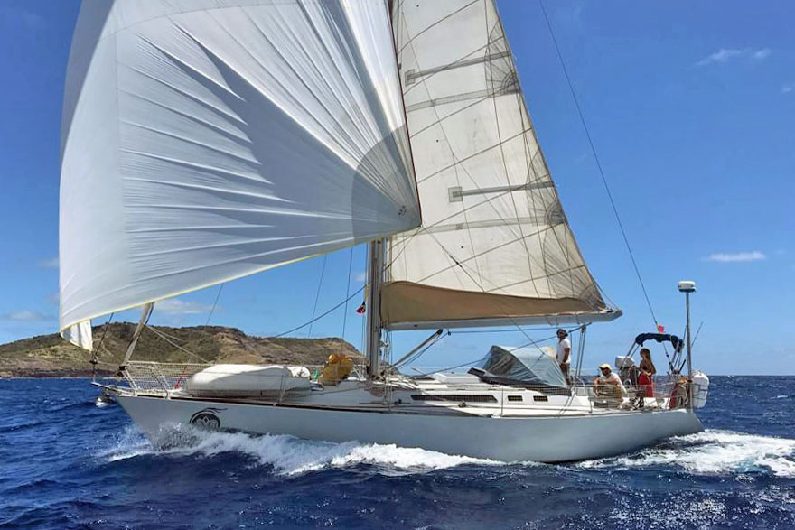 Beneteau First 45.6 under full spinaker