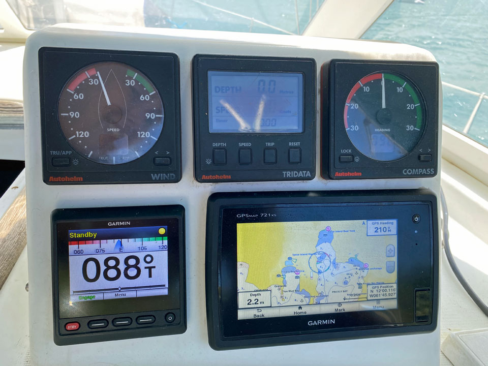 'Sunchaser Unplugged', cockpit instruments
