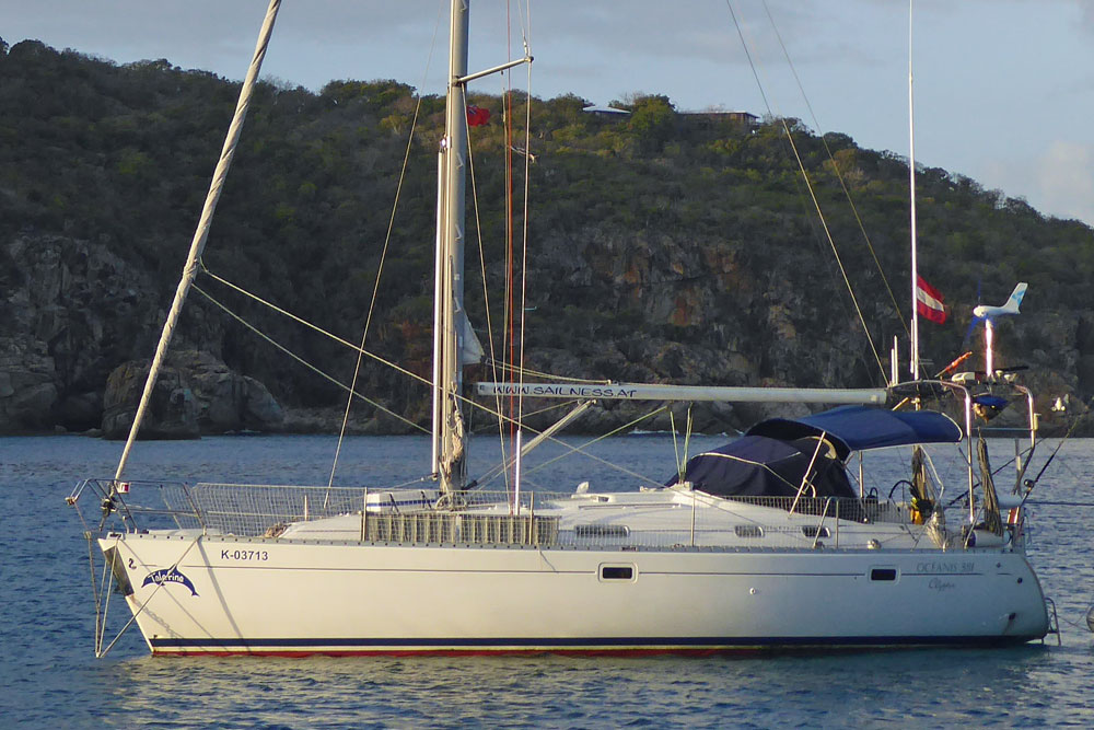 The Beneteau Oceanis 381 Sailboat