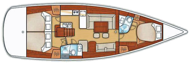 Oceanis Layout (Charter version)