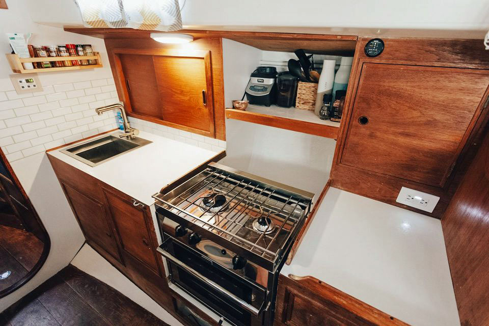Galley in 36' sailboat