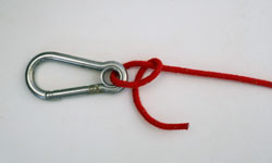 How to tie the Buntline Hitch, Stage 2