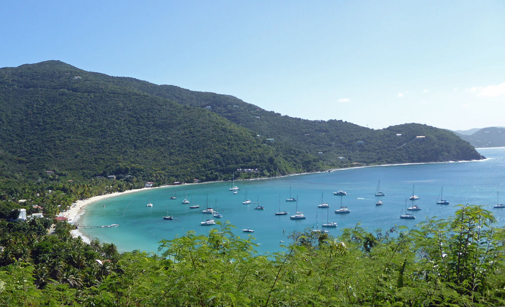 Cane Island Bay on Tortola, one of the British Virgin Islands in the Caribbean