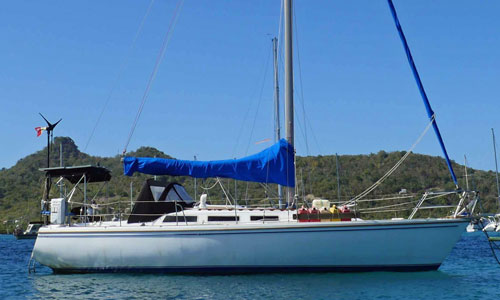 A Catalina 36 sailboat for sale