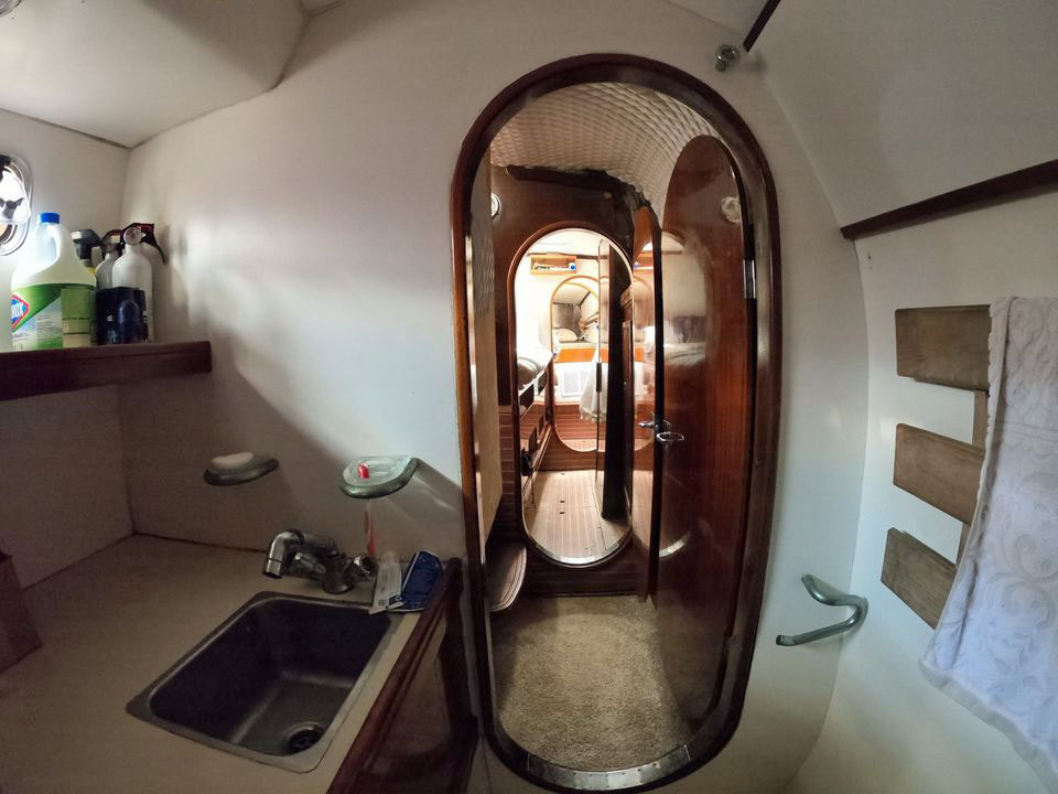 Interior of Catana 40 catamaran