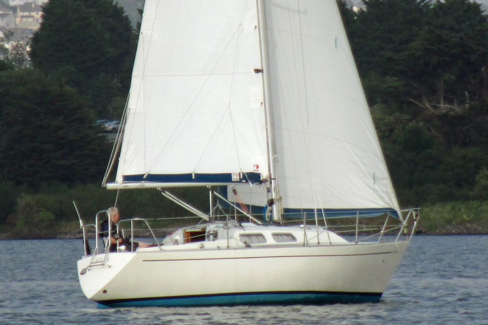 A Contessa 28 Sailboat