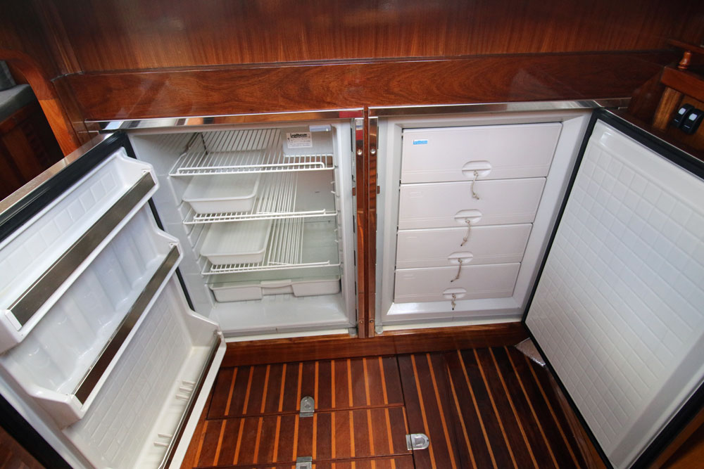 Fridge & Freezer on a Roberts 45 sailboat