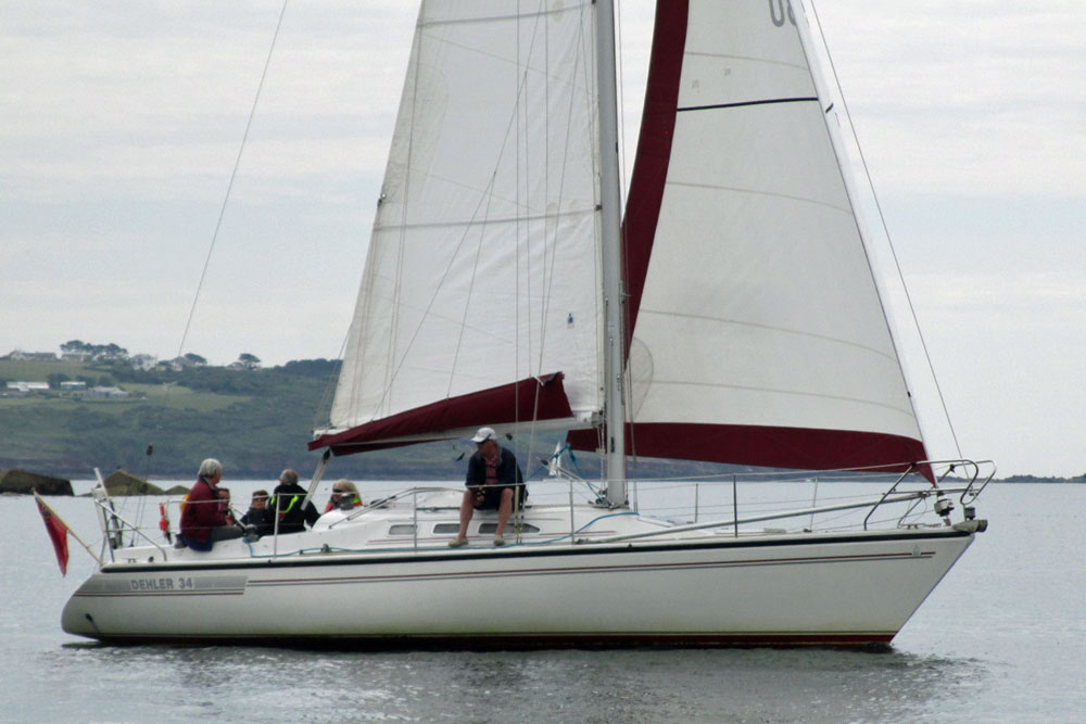 A Dehler 34 sailboat