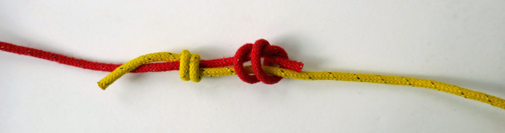 How to Tie the Double Fishermans Knot; Stage 6
