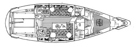 Dufour 29 layout