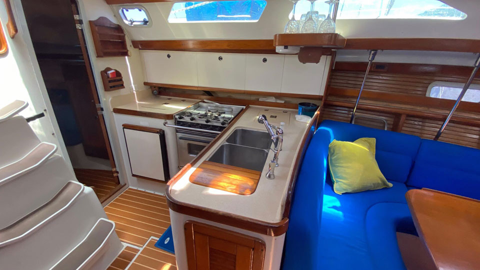 Galley on a Catalina 360