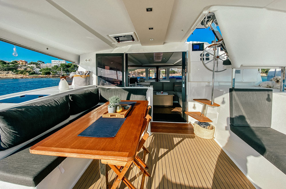 Fountaine Pajot Lucia 40 Catamaran Cockpit