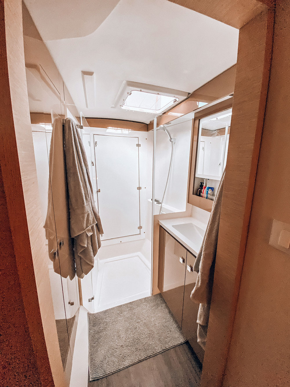 Fountaine Pajot Lucia 40 Catamaran Head and Shower