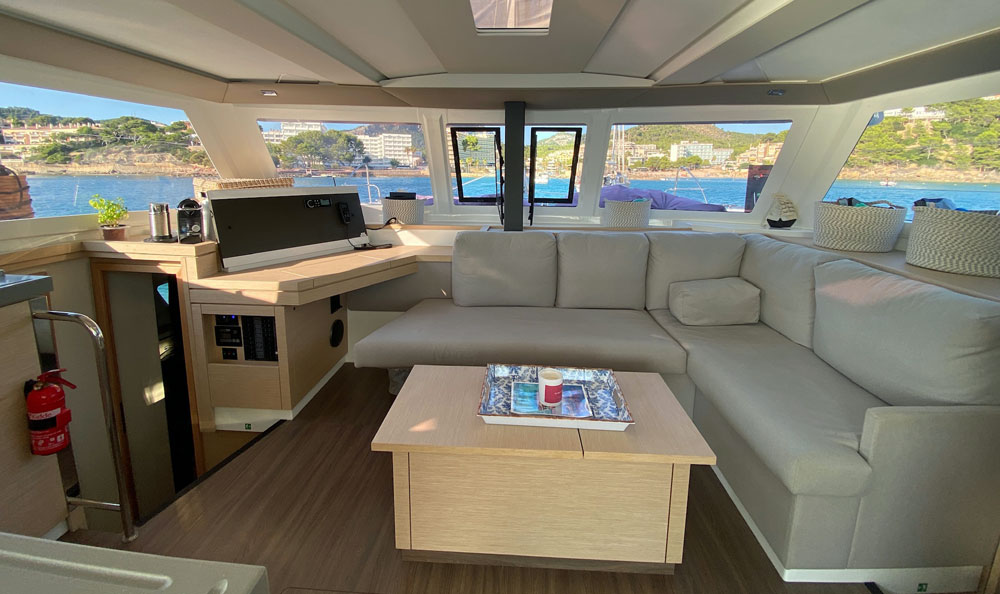 Fountaine Pajot Lucia 40 Catamaran Saloon