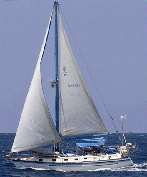 40 ft cruising yacht