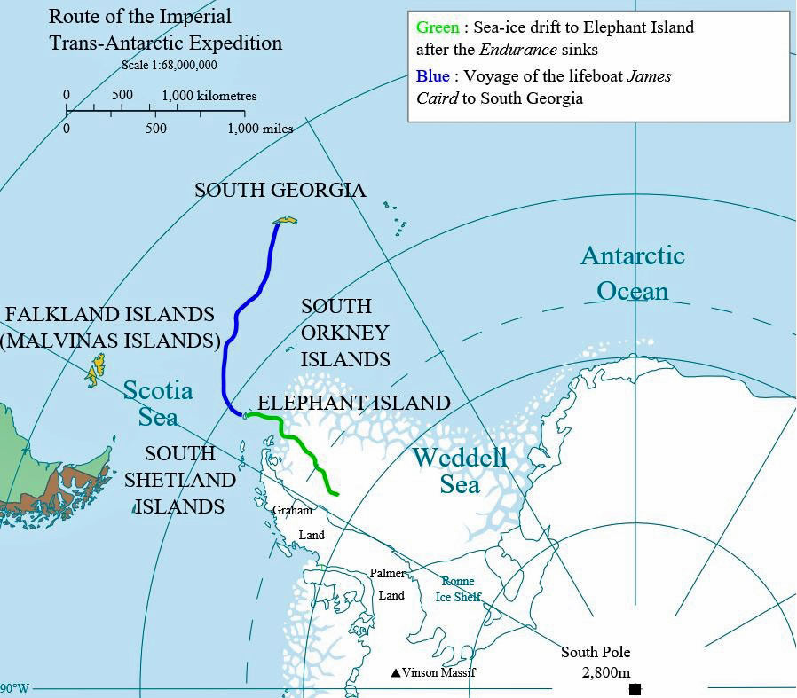 Figure 26: The Voyage of The James Caird