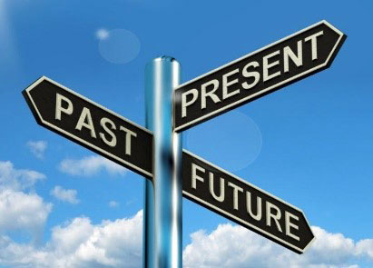 Illustration entitled 'Past, Present & Future' from Dr Michael Martin Cohen's article 'Time and the Sailor's Brain'.