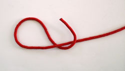 How to tie the Figure of Eight knot: Stage 2
