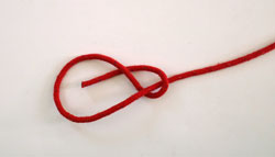 How to tie the Figure of Eight knot: Stage 3