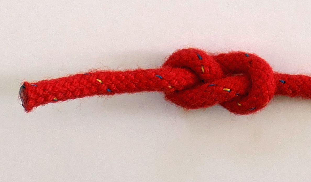How to tie the Figure of Eight knot: Stage 5