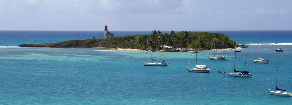 Guadeloupe, the Ilet du Gosier Anchorage