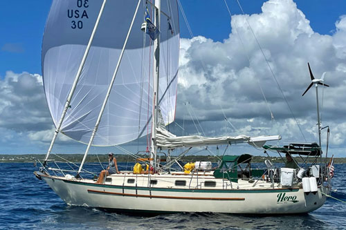 'Hero', a Pacific Seacraft Crealock 37 sailboat