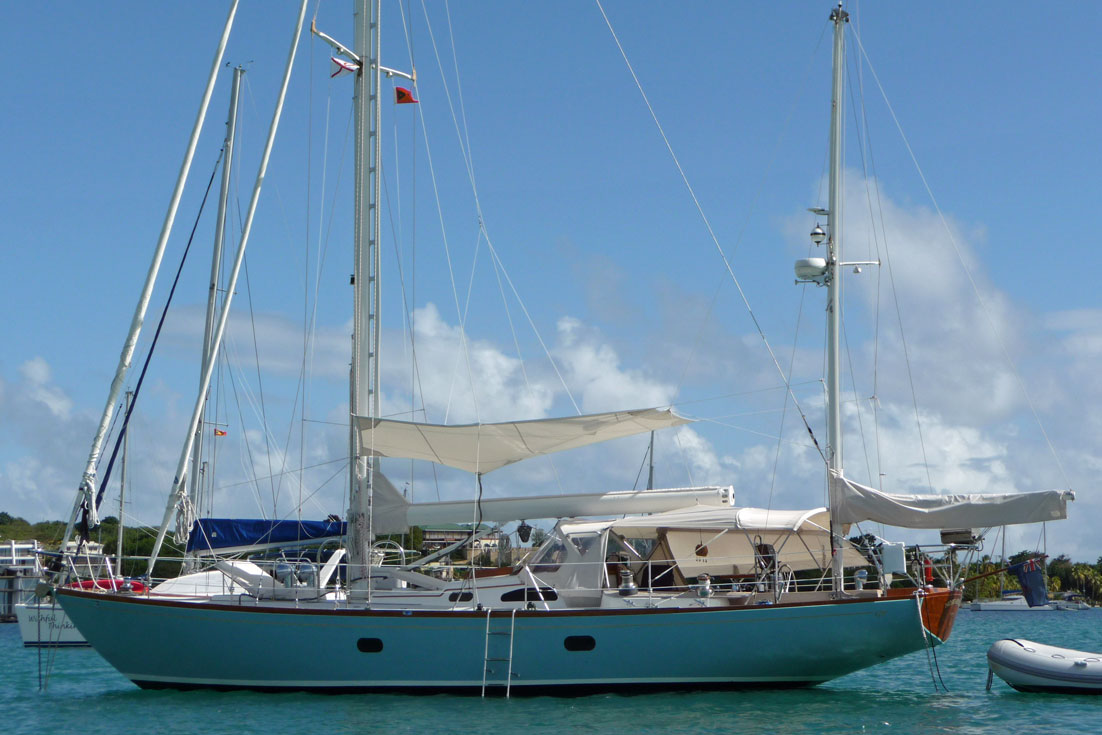 A Hinckley 48 Yawl