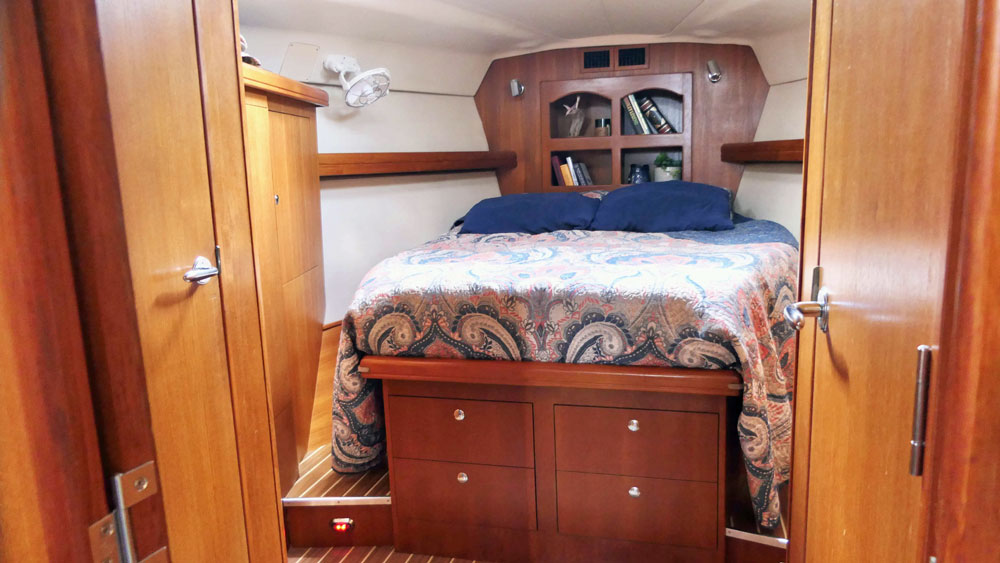 Double berth on a Huter 46LE
