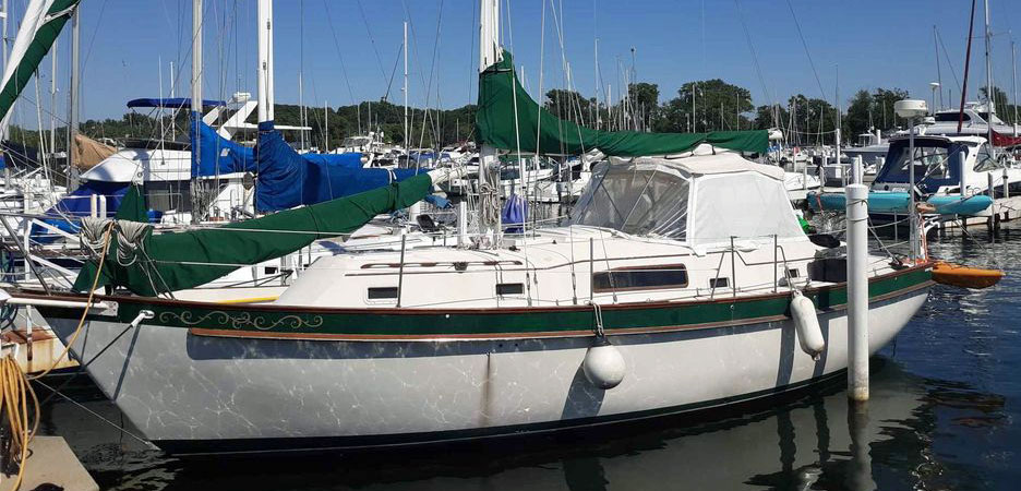 An Irwin 37 sailboat