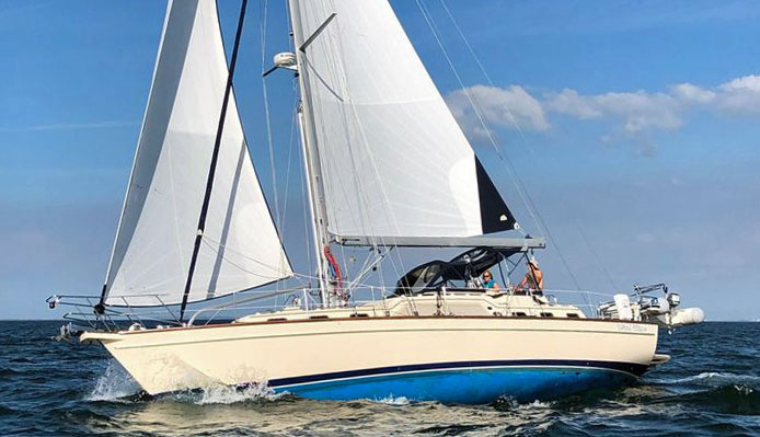 An Island Packet 465 sailboat