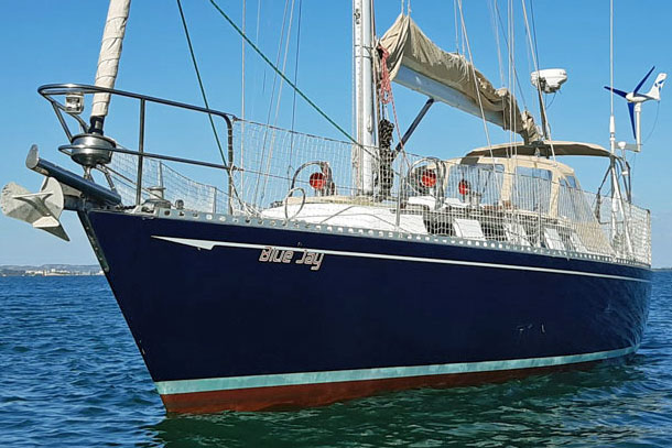 A J40 performance cruising yacht