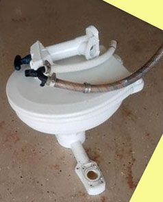 Jabsco Toilet with Locking Handle