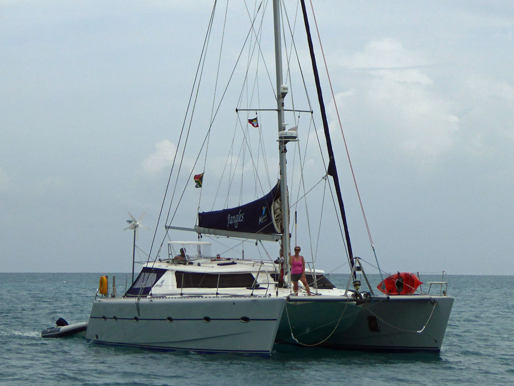 A Knysa 480 Cruising Catamaran