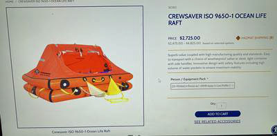 Crewsaver 6-Person Liferaft