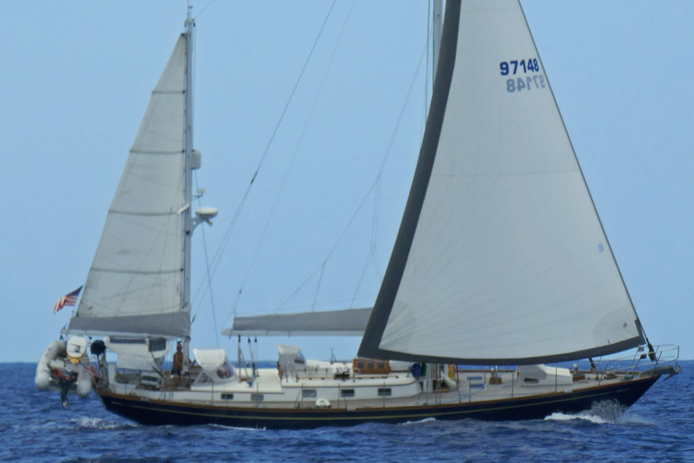 A Mason 53 staysail ketch