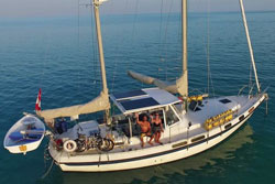 a Morgan 41 Out Island Ketch