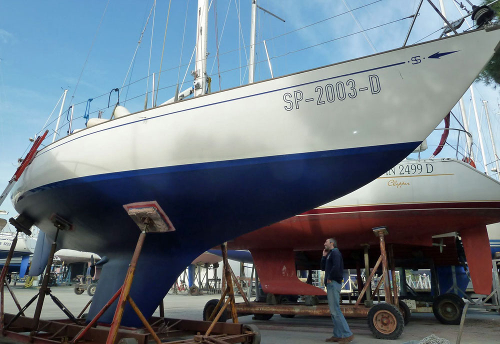 S&S 34 sailboat, Underwater Profile