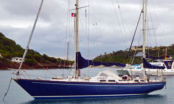 A Bowman 46 centre-cockpit ketch