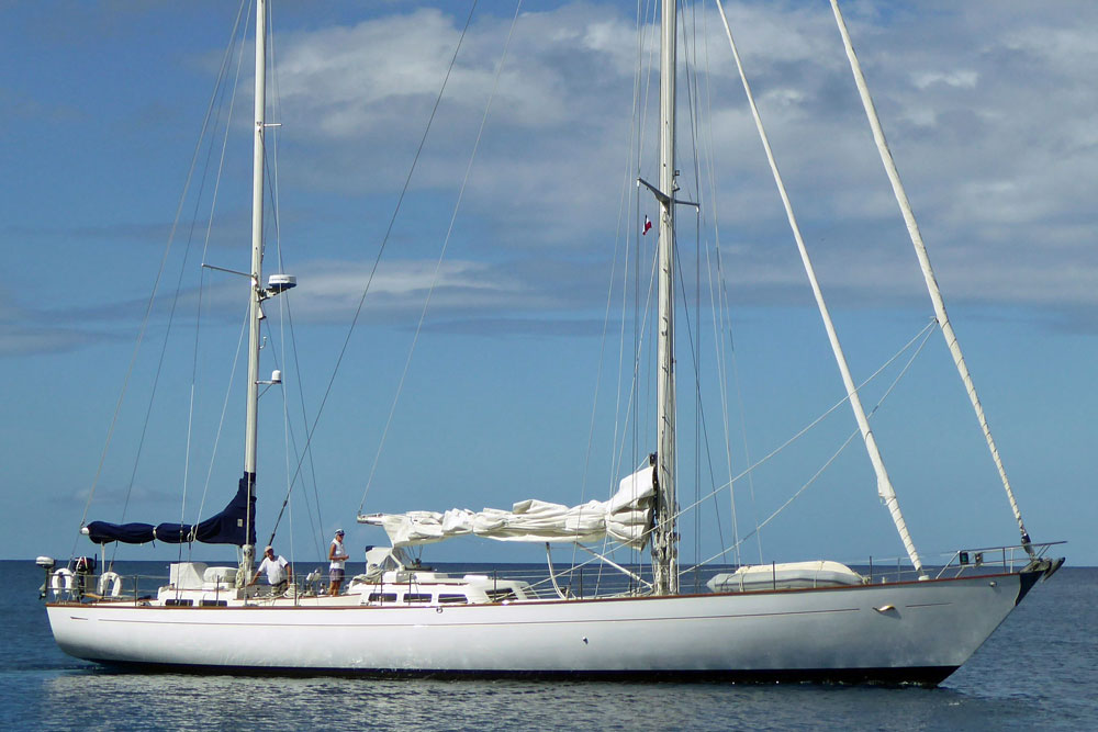 'Ocean Joy', an Ocean 71 sailboat regularly sailed by a crew of just two!