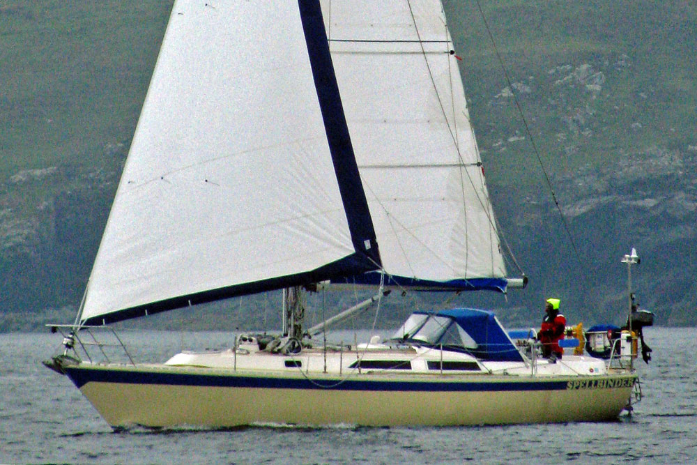 An Oyster Heritage 37 sailboat