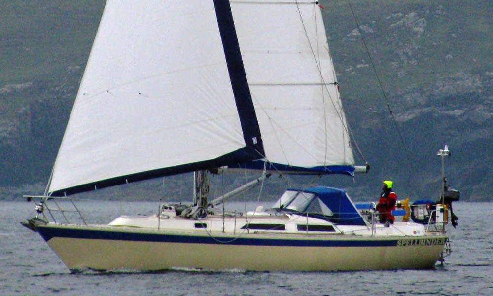 The Oyster Heritage 37 cruising yacht
