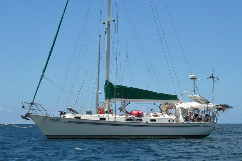 'Kismet', a Bob Perry designed Passport 40 Cruising Yacht