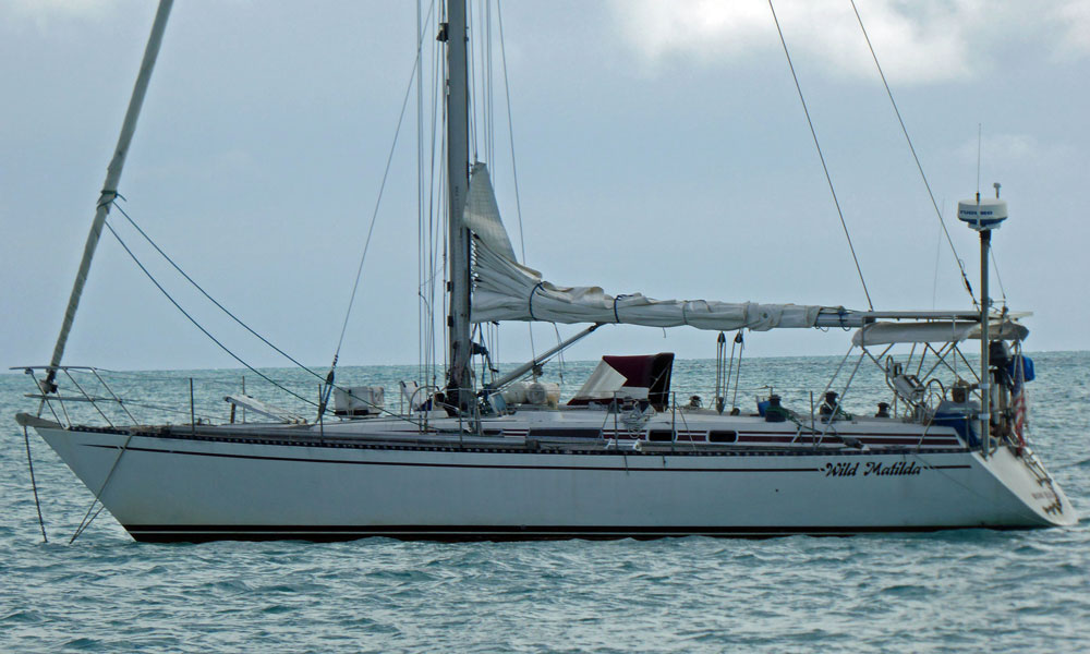 'Wild Matilda', an RH43 cruising sloop designed by Ron Holland.