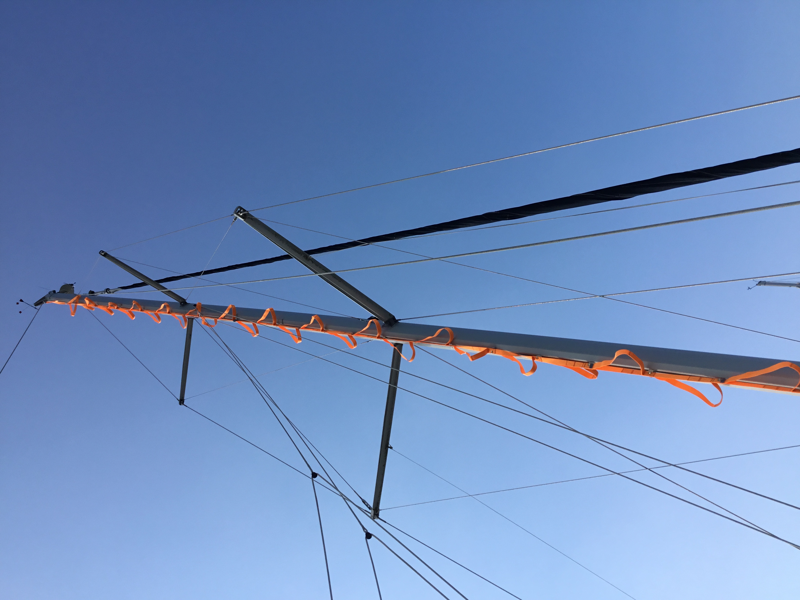 sailboat mast climbing ladder