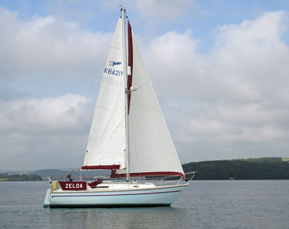 A Sadler 29 sailboat