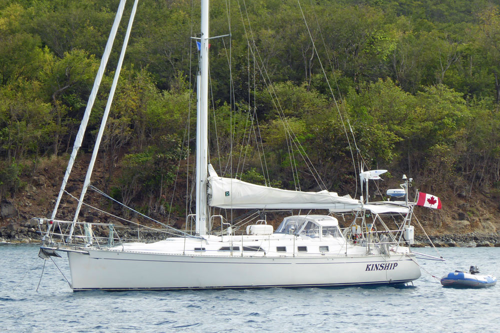 'Kinship', a Solent-Rigged Saga 43 Sailboat