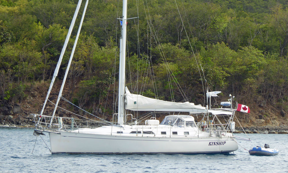 'Kinship', a Solent-Rigged Saga 43 sailboat