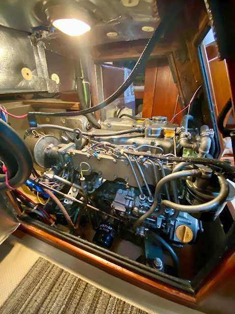 50 HP 4JH2E Yanmar engine installation on sailboat